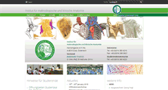 Desktop Screenshot of anatomie.medunigraz.at