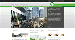Desktop Screenshot of medunigraz.at
